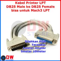 Kabel DB25 LPT Printer Paralel DB25 Male Female untuk Board Mach3 LPT