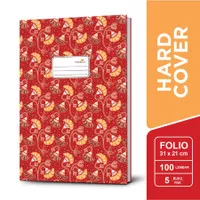 Buku Tulis Hard Cover Folio 100 lbr - PAPERLINE