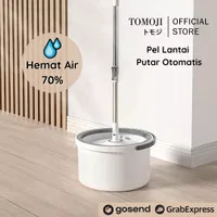 Tomoji Alat Pel Lantai Putar Otomatis - Pel Praktis Peras Hands Free