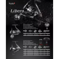 REEL SPINNING KYOTO LIBERO 3000/4000 HSX - POWER HANDLE