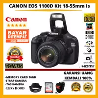 Canon EOS 1100d kit 18-55mm is ll [FREE ACCESORIES KAMERA]