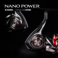 Reel Pancing 6.2:1 Gear Ratio Ryobi Ranmi Nano Power HSX 1000 s/d 5000