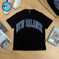 Kaos New Balance Athletic Black Original Baju NB Hitam Branded Unisex