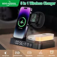 GOOJODOQ 5-in-1 iPhone Android Universal Wireless Charging Station