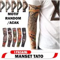 Sarung lengan tangan tatto / manset tangan motif tato unisex