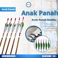 arrow bambu anak panah kayu busur standar bow tradisional hb panahan