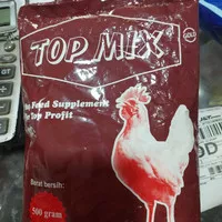 PAKAN SUPLEMEN UNGGAS TOP MIX 500gr