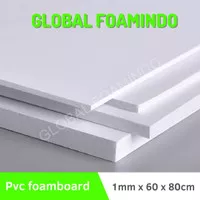 PVC Foamboard 1mm x 60 x 80cm