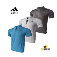 Promo Polo Shirt Kaos Polo Baju Polo Pria Golf Kerah Adidas Dryfit