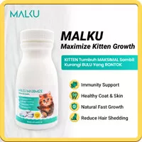 MALKU MAXIMIZE KITTEN GROWTH Vitamin Pertumbuhan Kitten AGEN RESMI