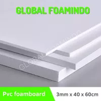 PVC Foamboard 3mm x 40 x 60cm