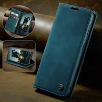 Samsung Galaxy A7 2018 Flip Leather Wallet case Cover Dompet CASEME