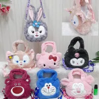 Tas Slempang Kotak Lotso Dkk/tas slempang anak/sling bag boneka lucu