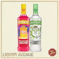 Smirnoff Pink Lemonade Vodka 700ml + Smirnoff Green Apple Vodka 700ml