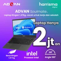 Laptop ADVAN Notebook Soulmate [N4020|4GB|128GB|14 HD|WIN 11] Black