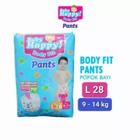 Baby happy body fit pants L 28 L popok pampers celana