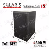 SUBWOOFER AKTIF 12 Inch RAM BESI Crimson CR-1233 PROFESSIONAL