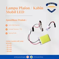 Lampu LED Plafon Mobil Putih / Lampu LED Kabin Mobil COB Plasma