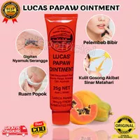 LUCAS PAPAW OINTMENT 25 gr Lips Balm Salep Cream Pelembab Bibir 