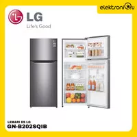 LEMARI ES LG 2 PINTU GN-B202SQIB / KULKAS LG 2 PINTU GN-B202SQIB