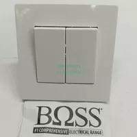 Saklar Seri Boss B1032/1/2A Saklar Boss 2Gang