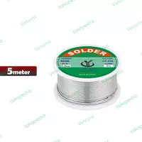 Timah Solder Wire 60/40 0.8 Tin Lead Rosin Core Yosinogawa (5 meter)