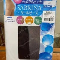 Gunze Sabrina Cool Biz pantyhose in black. MADE IN JAPAN