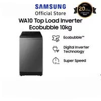 Samsung Mesin Cuci 10 kg Top Load Ecobubble Inverter WA10CG4545BDSE