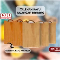 Talenan Kayu Pinus Premium Food Grade Dengan Tambang Hiasan Dinding