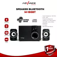 Multimedia Speaker Advance M180BT with Subwoofer System With FM Radio
