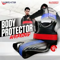 Body Protector Silat Velcro Werving, Body Silat Velcro