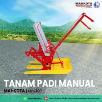 Mesin Tanam Padi Manual Mahkota MPS-300 Bonus packing kayu