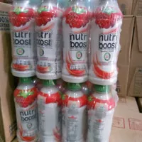 Nutriboost stroberi 300ml 1 pack isi 12 botol / minum strawberry