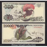 Uang Kuno 20000 Rupiah 1995 Cendrawasih