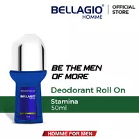 Bellagio Deodorant Roll On Stamina (Green, 50ml)