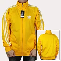 JAKET ADIDAS FIREBIRD KUNING LIST PUTIH M L XL JAKET TRAINING SWEATER