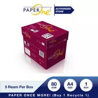 PaperOne Kertas A4 80gr Digital Carbon Neutral 1 Box (2500 lembar) HVS