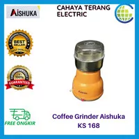 Coffee Grinder Electric Aishuka KS-168 Blender Obat Biji Kopi KS168 