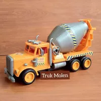 Mainan Truk Molen Kontruksi Anak Besar Edukatif - Mobil Mixer Edukatif