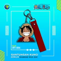 Gantungan kunci anime One Piece Luffy keychain ganci akrilik OP2-001.