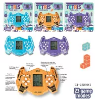 Mainan Gamebot Game Boy Tetris Puzzle Game Gimbot 23 Game Modes Gembot