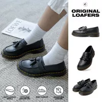 Sepatu Boots Wanita Portee Goods Original Loafers Hitam