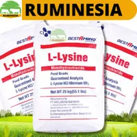 L LYSINE 1 KG - LISIN - LYSIN - LISINE - LEUSIN - SUPLEMEN VITAMIN 