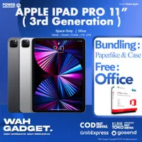 ( CPO ) IPAD PRO M1 11 inch 128GB - 256GB GARANSI APPLE 1 TAHUN