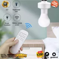 Fitting Remote Control Lampu Timer Control Socket E27 220V Plafon