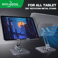 GOOJODOQ 360 Rotating Alloy Stand for iPad Tablet up to 12.9"