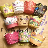 [100 pcs] Bruder Muffin Cup / Cupcake Case / Cup Eight Bruder 40 mm