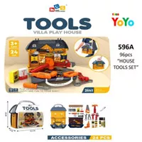 Mainan Edukasi Anak Bayi Laki Laki Alat Bangunan Set Building Tools