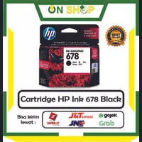 Cartridge HP Ink 678 Black/ Tinta Hp 678 Hitam Original