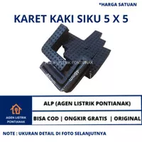 Karet Kaki Meja Kursi Rak Besi Siku 5x5